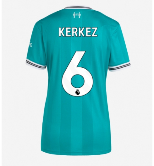 Liverpool Milos Kerkez #6 Tredje Tröja 2025-26 Dam Kortärmad Liverpool Milos Kerkez #6 Tredje Tröja 2025-26 Dam Kortärmad