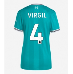 Liverpool Virgil van Dijk #4 Tredje Tröja 2025-26 Dam Kortärmad