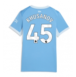Manchester City Abdukodir Khusanov #45 Hemmatröja 2026-27 Dam Kortärmad