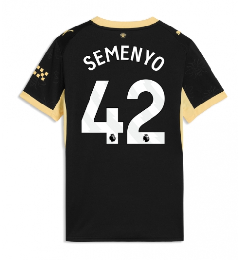 Manchester City Antoine Semenyo #42 Bortatröja 2026-27 Dam Kortärmad Manchester City Antoine Semenyo #42 Bortatröja 2026-27 Dam Kortärmad