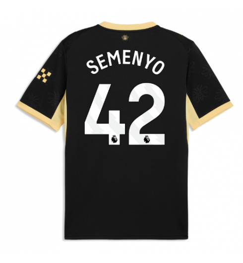 Manchester City Antoine Semenyo #42 Bortatröja 2026-27 Kortärmad Manchester City Antoine Semenyo #42 Bortatröja 2026-27 Kortärmad
