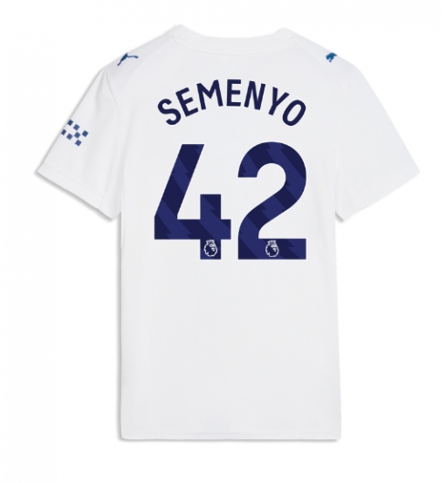 Manchester City Antoine Semenyo #42 Tredje Tröja 2026-27 Dam Kortärmad Manchester City Antoine Semenyo #42 Tredje Tröja 2026-27 Dam Kortärmad