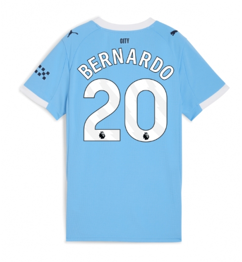 Manchester City Bernardo Silva #20 Hemmatröja 2025-26 Dam Kortärmad Manchester City Bernardo Silva #20 Hemmatröja 2025-26 Dam Kortärmad