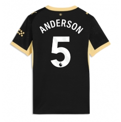 Manchester City Elliot Anderson #5 Bortatröja 2026-27 Dam Kortärmad