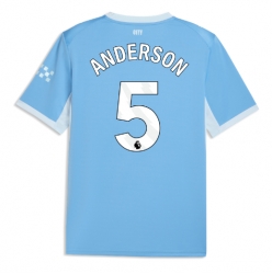 Manchester City Elliot Anderson #5 Hemmatröja 2026-27 Kortärmad