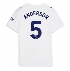 Manchester City Elliot Anderson #5 Tredje Tröja 2026-27 Dam Kortärmad