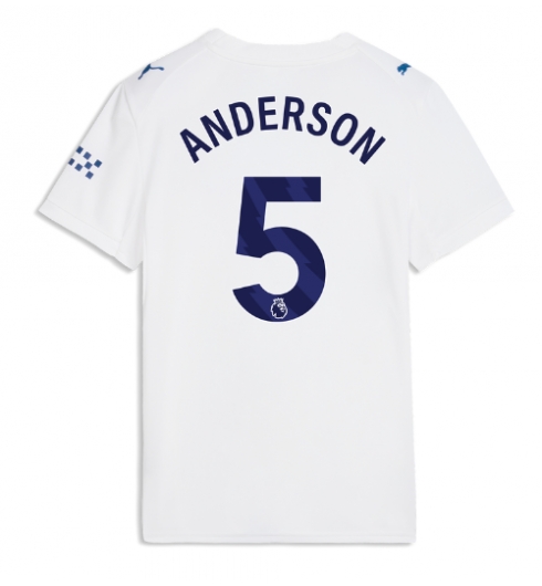Manchester City Elliot Anderson #5 Tredje Tröja 2026-27 Dam Kortärmad Manchester City Elliot Anderson #5 Tredje Tröja 2026-27 Dam Kortärmad