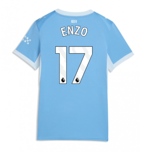 Manchester City Enzo Fernandez #17 Hemmatröja 2026-27 Dam Kortärmad Manchester City Enzo Fernandez #17 Hemmatröja 2026-27 Dam Kortärmad