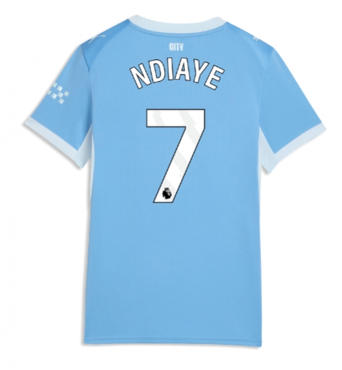 Manchester City Iliman Ndiaye #7 Hemmatröja 2026-27 Dam Kortärmad Manchester City Iliman Ndiaye #7 Hemmatröja 2026-27 Dam Kortärmad