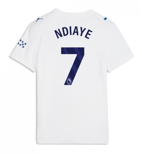 Manchester City Iliman Ndiaye #7 Tredje Tröja 2026-27 Dam Kortärmad Manchester City Iliman Ndiaye #7 Tredje Tröja 2026-27 Dam Kortärmad
