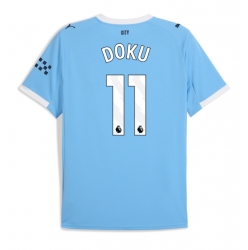 Manchester City Jeremy Doku #11 Hemmatröja 2025-26 Kortärmad