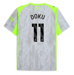 Manchester City Jeremy Doku #11 Tredje Tröja 2025-26 Kortärmad