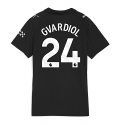 Manchester City Josko Gvardiol #24 Bortatröja 2025-26 Dam Kortärmad