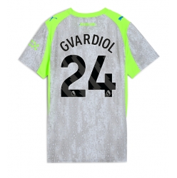 Manchester City Josko Gvardiol #24 Tredje Tröja 2025-26 Dam Kortärmad