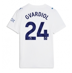 Manchester City Josko Gvardiol #24 Tredje Tröja 2026-27 Dam Kortärmad