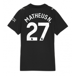 Manchester City Matheus Nunes #27 Bortatröja 2025-26 Dam Kortärmad