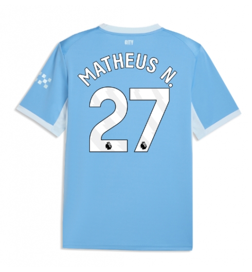 Manchester City Matheus Nunes #27 Hemmatröja 2026-27 Kortärmad Manchester City Matheus Nunes #27 Hemmatröja 2026-27 Kortärmad
