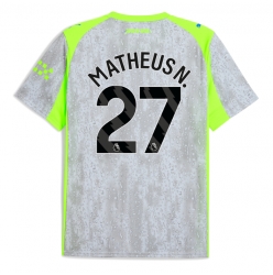 Manchester City Matheus Nunes #27 Tredje Tröja 2025-26 Kortärmad