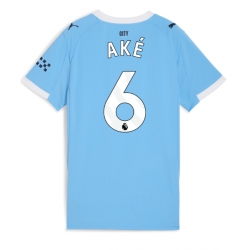 Manchester City Nathan Ake #6 Hemmatröja 2025-26 Dam Kortärmad