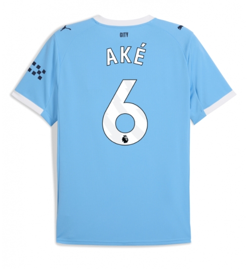 Manchester City Nathan Ake #6 Hemmatröja 2025-26 Kortärmad Manchester City Nathan Ake #6 Hemmatröja 2025-26 Kortärmad