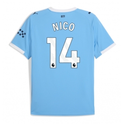 Manchester City Nico Gonzalez #14 Hemmatröja 2025-26 Kortärmad