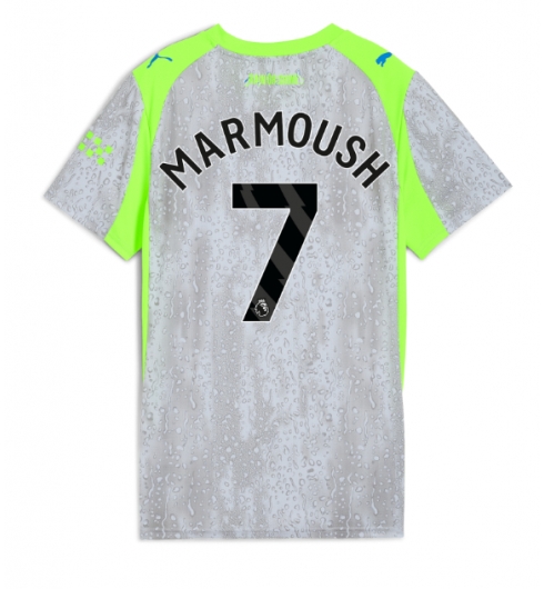 Manchester City Omar Marmoush #7 Tredje Tröja 2025-26 Dam Kortärmad Manchester City Omar Marmoush #7 Tredje Tröja 2025-26 Dam Kortärmad