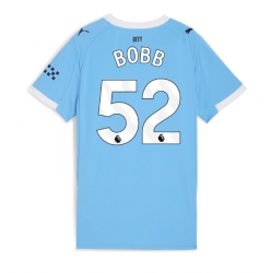 Manchester City Oscar Bobb #52 Hemmatröja 2025-26 Dam Kortärmad