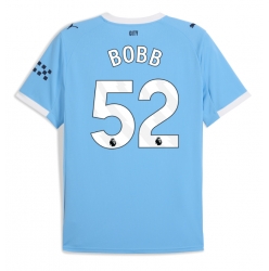 Manchester City Oscar Bobb #52 Hemmatröja 2025-26 Kortärmad