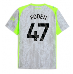 Manchester City Phil Foden #47 Tredje Tröja 2025-26 Kortärmad