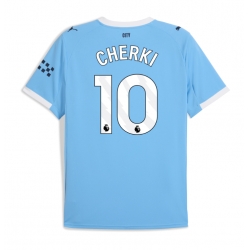 Manchester City Rayan Cherki #10 Hemmatröja 2025-26 Kortärmad