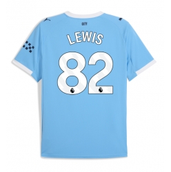 Manchester City Rico Lewis #82 Hemmatröja 2025-26 Kortärmad