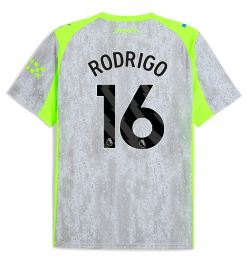 Manchester City Rodri Hernandez #16 Tredje Tröja 2025-26 Kortärmad Manchester City Rodri Hernandez #16 Tredje Tröja 2025-26 Kortärmad