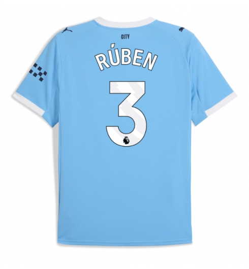 Manchester City Ruben Dias #3 Hemmatröja 2025-26 Kortärmad Manchester City Ruben Dias #3 Hemmatröja 2025-26 Kortärmad