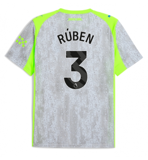 Manchester City Ruben Dias #3 Tredje Tröja 2025-26 Kortärmad Manchester City Ruben Dias #3 Tredje Tröja 2025-26 Kortärmad