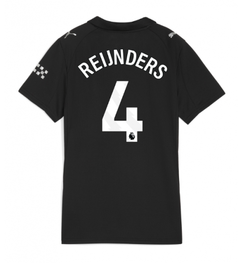 Manchester City Tijjani Reijnders #4 Bortatröja 2025-26 Dam Kortärmad Manchester City Tijjani Reijnders #4 Bortatröja 2025-26 Dam Kortärmad