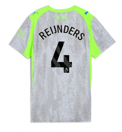 Manchester City Tijjani Reijnders #4 Tredje Tröja 2025-26 Dam Kortärmad Manchester City Tijjani Reijnders #4 Tredje Tröja 2025-26 Dam Kortärmad