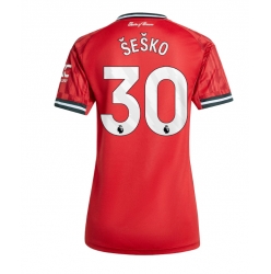 Manchester United Benjamin Sesko #30 Hemmatröja 2025-26 Dam Kortärmad