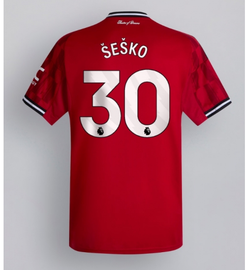 Manchester United Benjamin Sesko #30 Hemmatröja 2025-26 Kortärmad Manchester United Benjamin Sesko #30 Hemmatröja 2025-26 Kortärmad