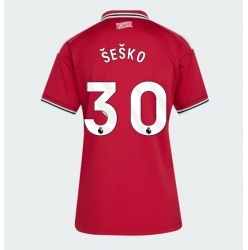 Manchester United Benjamin Sesko #30 Hemmatröja 2026-27 Dam Kortärmad