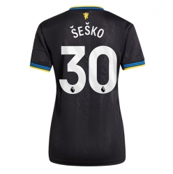 Manchester United Benjamin Sesko #30 Tredje Tröja 2025-26 Dam Kortärmad