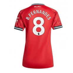 Manchester United Bruno Fernandes #8 Hemmatröja 2025-26 Dam Kortärmad