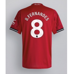 Manchester United Bruno Fernandes #8 Hemmatröja 2025-26 Kortärmad