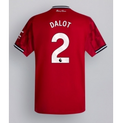 Manchester United Diogo Dalot #2 Hemmatröja 2025-26 Kortärmad