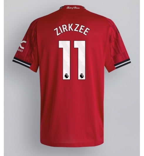 Manchester United Joshua Zirkzee #11 Hemmatröja 2025-26 Kortärmad Manchester United Joshua Zirkzee #11 Hemmatröja 2025-26 Kortärmad