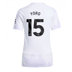 Manchester United Leny Yoro #15 Bortatröja 2025-26 Dam Kortärmad