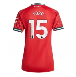 Manchester United Leny Yoro #15 Hemmatröja 2025-26 Dam Kortärmad