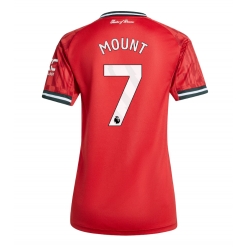 Manchester United Mason Mount #7 Hemmatröja 2025-26 Dam Kortärmad