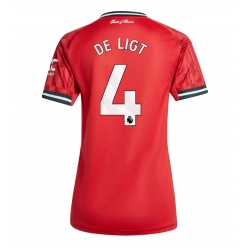 Manchester United Matthijs de Ligt #4 Hemmatröja 2025-26 Dam Kortärmad