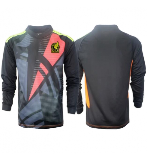 Mexiko Målvakt Hemmatröja Copa America 2024 Långärmad Mexiko Målvakt Hemmatröja Copa America 2024 Långärmad