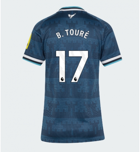 Newcastle United Bazoumana Toure #17 Bortatröja 2026-27 Dam Kortärmad Newcastle United Bazoumana Toure #17 Bortatröja 2026-27 Dam Kortärmad